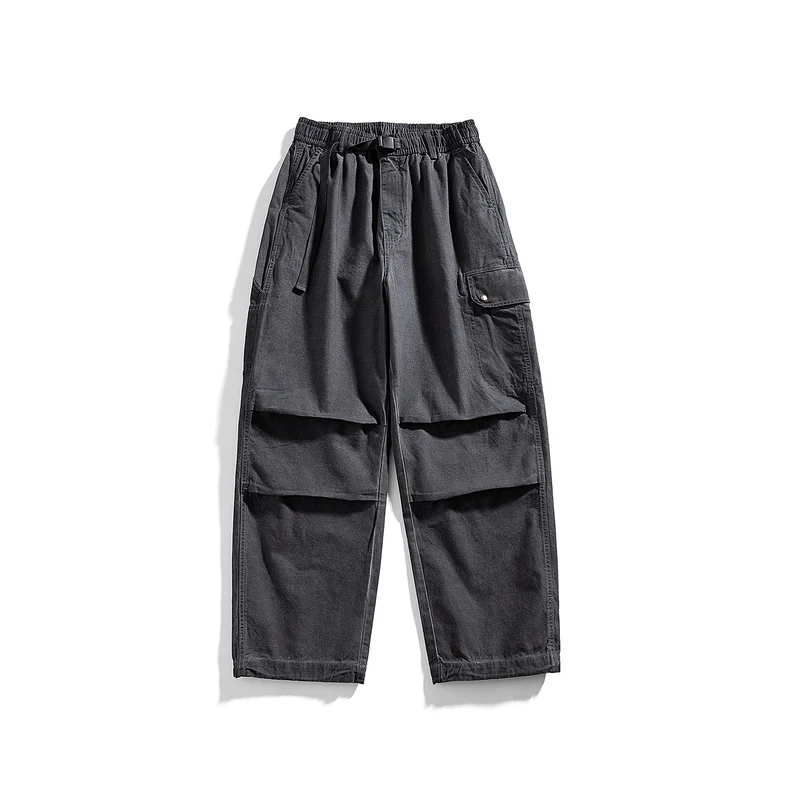 Herren Relaxed Cargo-Hose mit elastischem Bund, Lagen-Paneelen und Utility-Taschen Drune