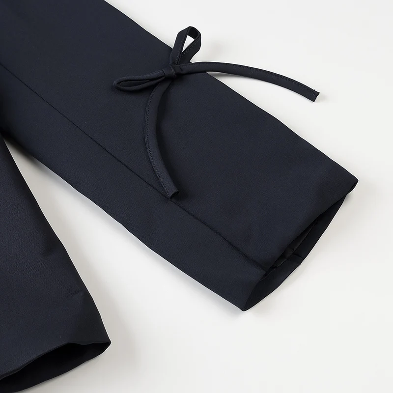 Damen Boxy‑Blazer mit dekorativen Schleifen, Reverskragen und legerer Silhouette Drune