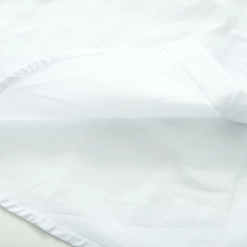 Damen Bluse mit übergroßem besticktem Spitzenkragen und Bindeband Drune