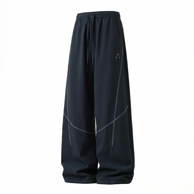 Unisex Weite technische Ballonhose mit elastischem Bund und Tunnelzug Drune