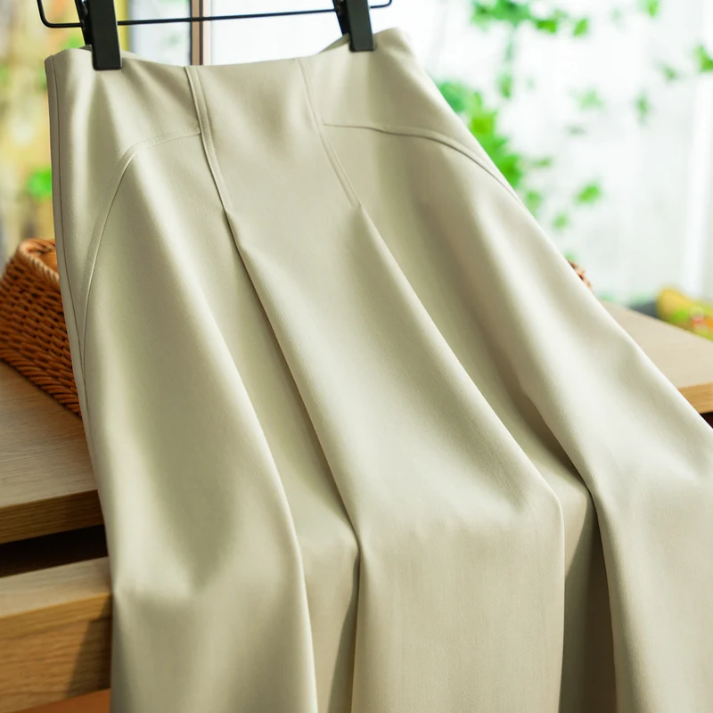 Damen Eleganter, weit geschnittener Maxirock Drune