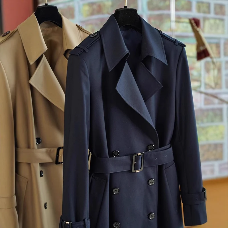 Damen Eleganter und moderner Trenchcoat Drune