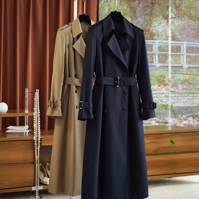 Damen Eleganter und moderner Trenchcoat Drune