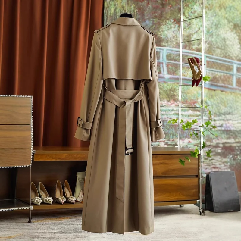 Damen Eleganter und moderner Trenchcoat Drune