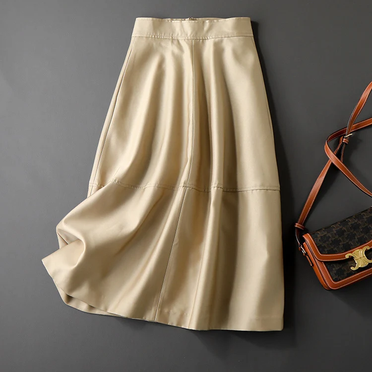 Damen Eleganter und luftiger Midirock Drune