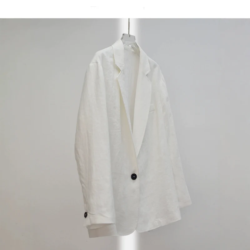 Damen Eleganter und lässiger Leinenblazer Drune