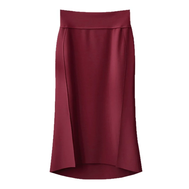 Damen Eleganter und figurbetonter Midi-Rock Drune