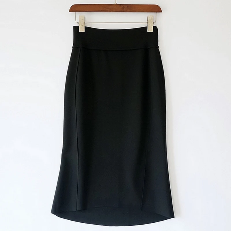 Damen Eleganter, taillierter A-Linien Rock Drune