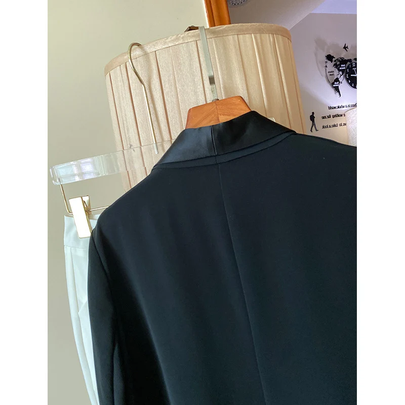 Damen Eleganter Smoking-Blazer Drune