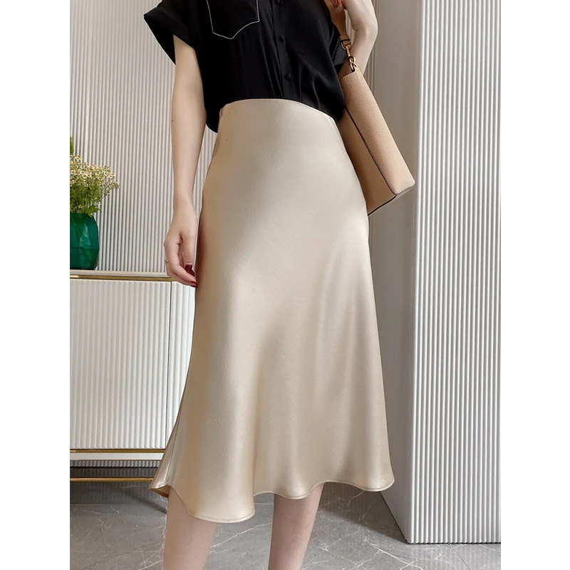 Damen Eleganter, schwingender Midi-Rock Drune