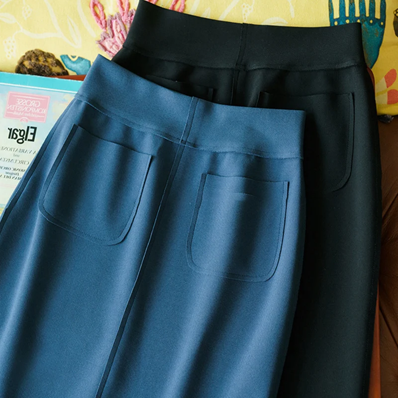 Damen Eleganter, schmal geschnittener Midirock Drune