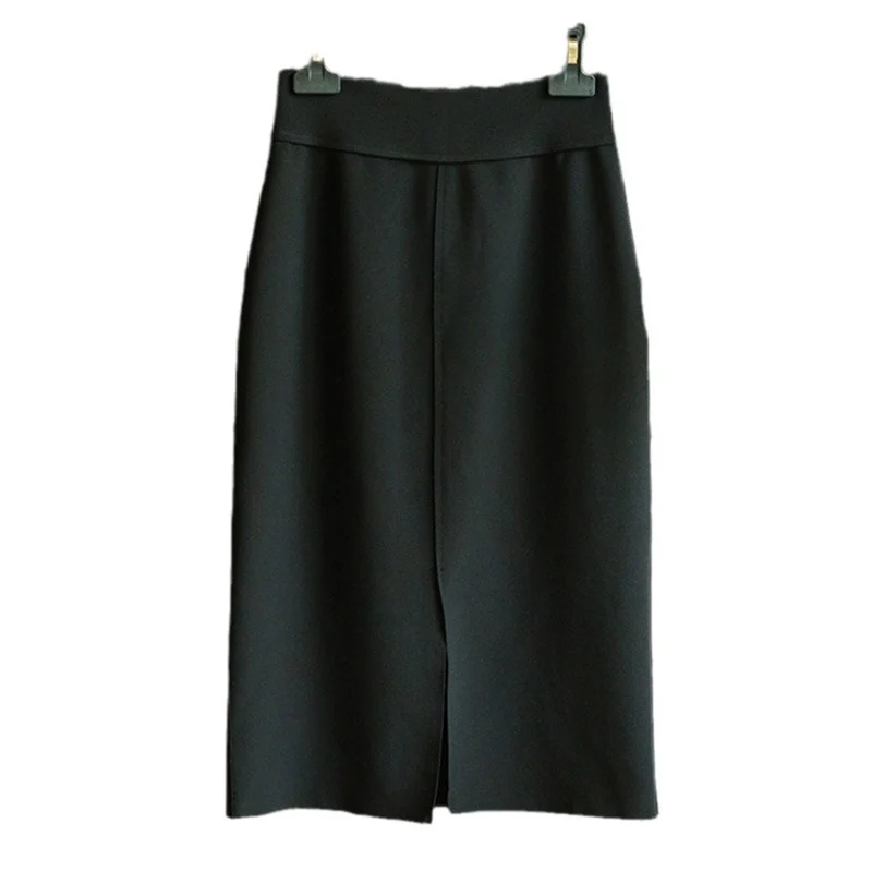 Damen Eleganter, schmal geschnittener Midirock Drune