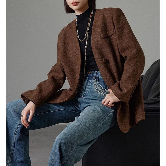 Damen Eleganter oversized Blazer Drune