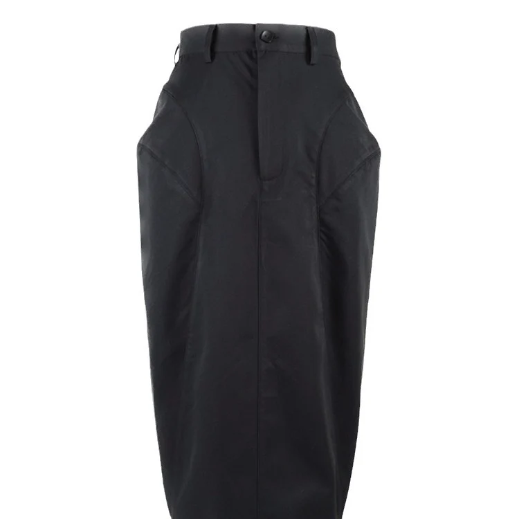 Damen Eleganter Midirock mit innovativem Schnitt Drune
