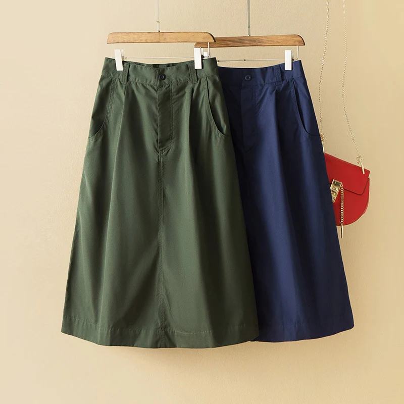 Damen Eleganter Midirock Drune
