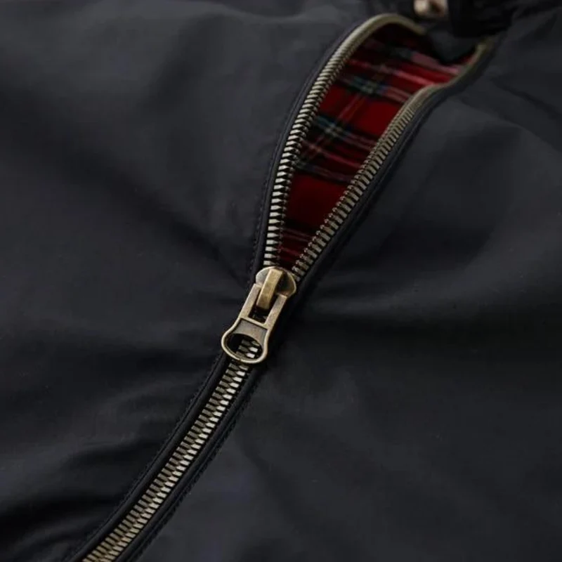 Drune | Herren Camden Heritage Harrington Jacke - Tartanmuster gefüttert