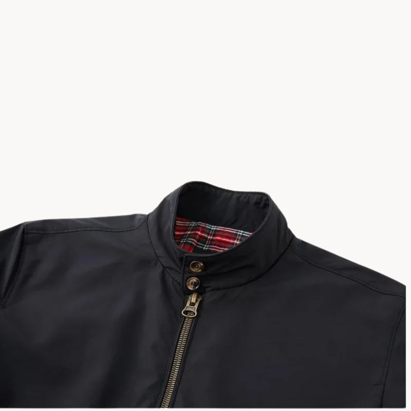 Drune | Herren Camden Heritage Harrington Jacke - Tartanmuster gefüttert