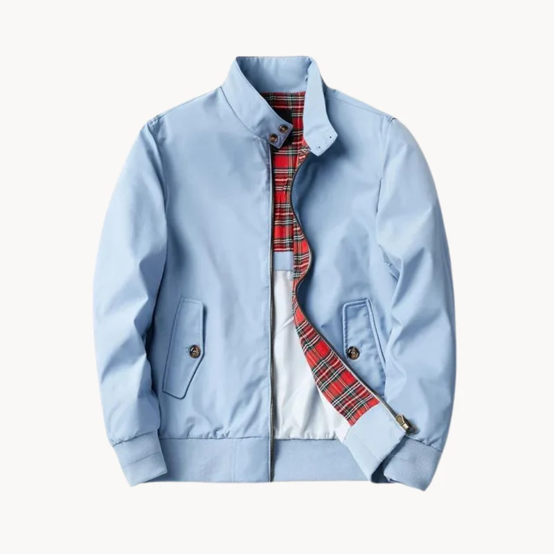 Drune | Herren Camden Heritage Harrington Jacke - Tartanmuster gefüttert