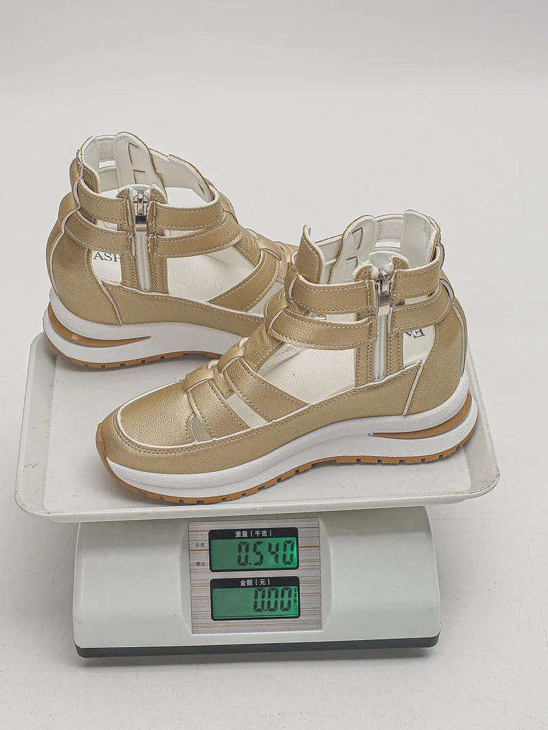 Damen sportive Sneaker-Sandalen mit atmungsaktiven Riemen und rutschfester Sohle Drune