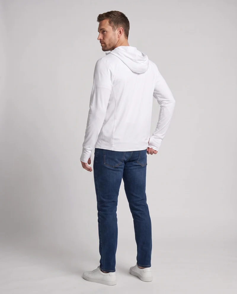 Unisex nan ultraleichte atmungsaktive UV-Schutzjacke mit Kapuze und kühlender Technologie Drune