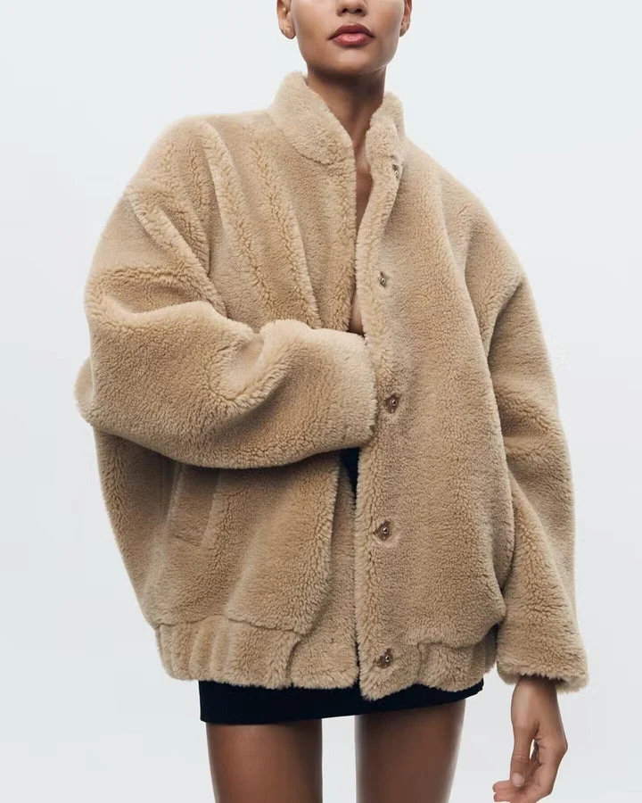 Drune | Weiche Teddyjacke für Frauen