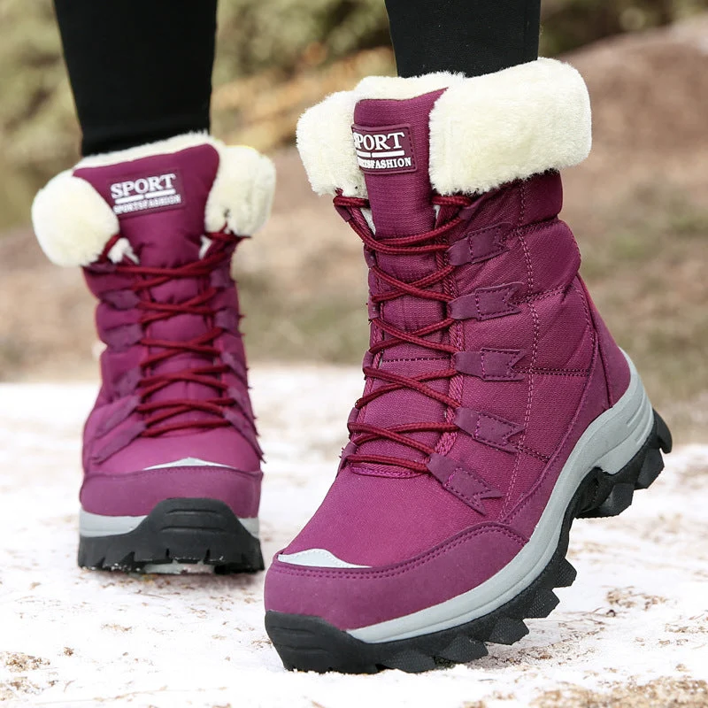 Damen Thermo-Winterstiefel mit isolierendem Innenfutter und rutschfester Sohle Drune