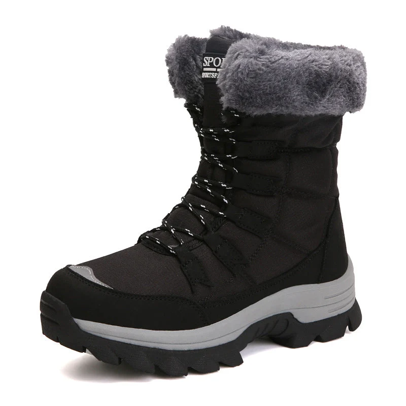 Damen Thermo-Winterstiefel mit isolierendem Innenfutter und rutschfester Sohle Drune