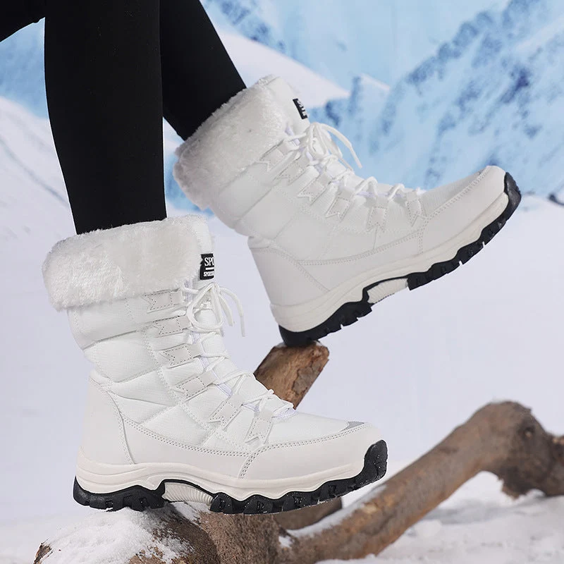 Damen Thermo-Winterstiefel mit isolierendem Innenfutter und rutschfester Sohle Drune