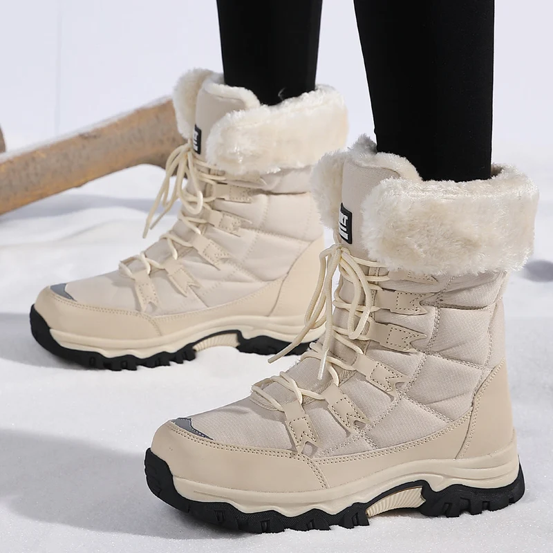 Damen Thermo-Winterstiefel mit isolierendem Innenfutter und rutschfester Sohle Drune