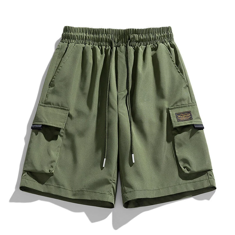 Herren Cargo-Shorts mit elastischem Bund und praktischen Taschen Drune