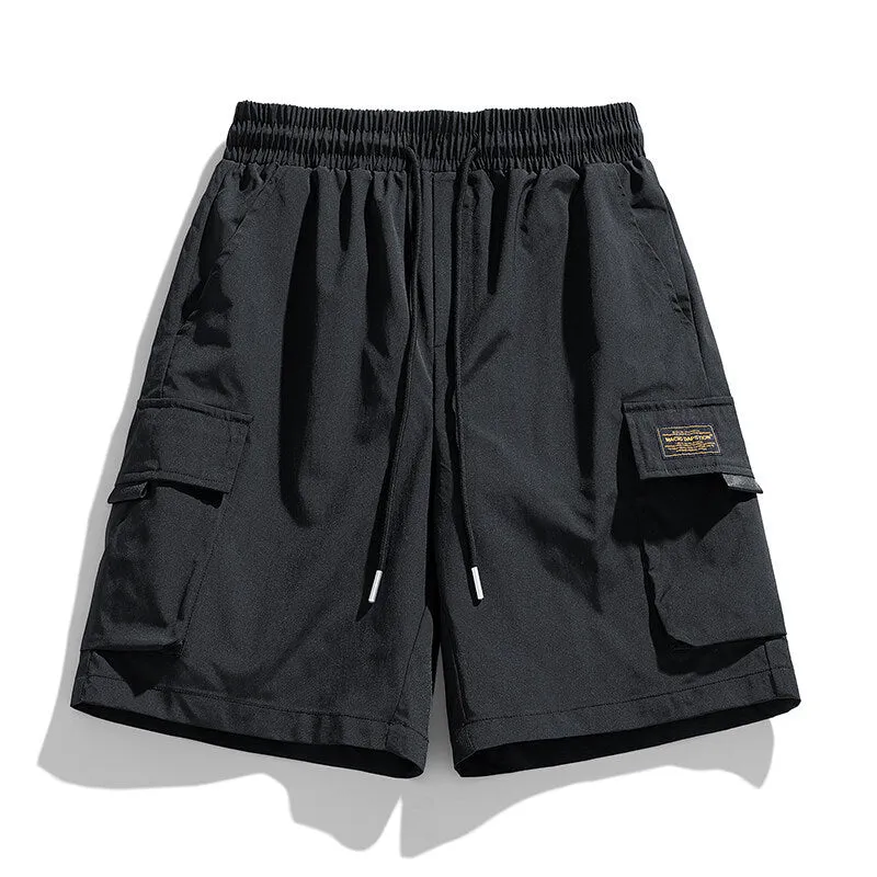 Herren Cargo-Shorts mit elastischem Bund und praktischen Taschen Drune