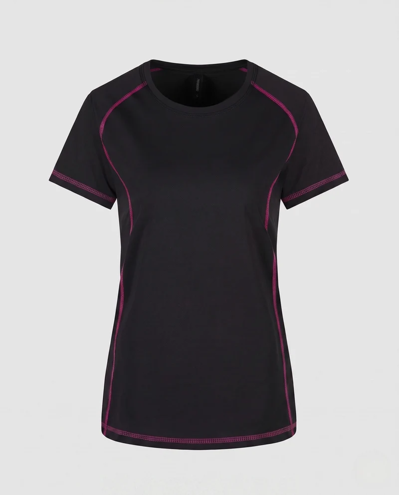 Damen Funktions-T-Shirt mit atmungsaktiven Einsätzen und feuchtigkeitsregulierender Technologie Drune