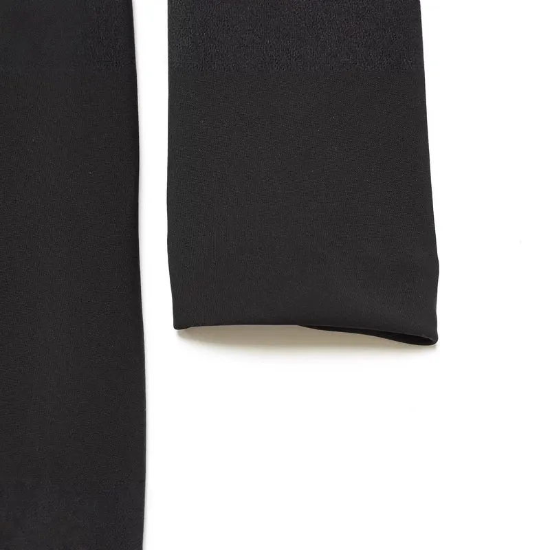 Damen Enganliegendes Minikleid mit drapiertem Stehkragen Drune