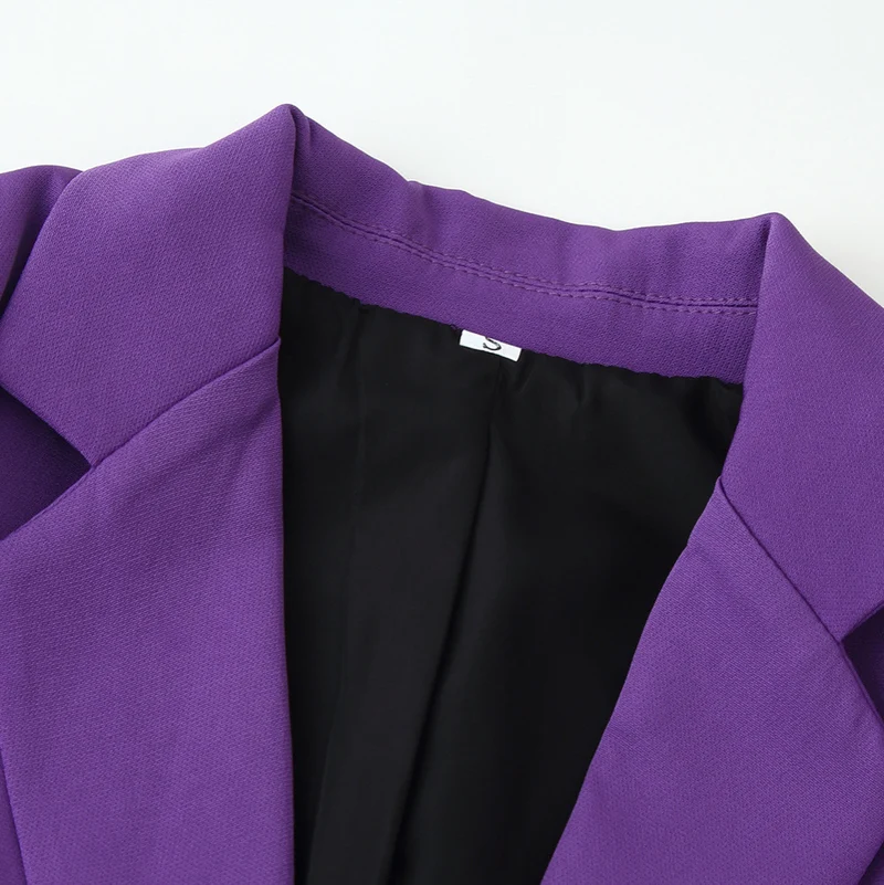 Damen Ein-Knopf Blazer mit Reverskragen und schlanker Silhouette Drune