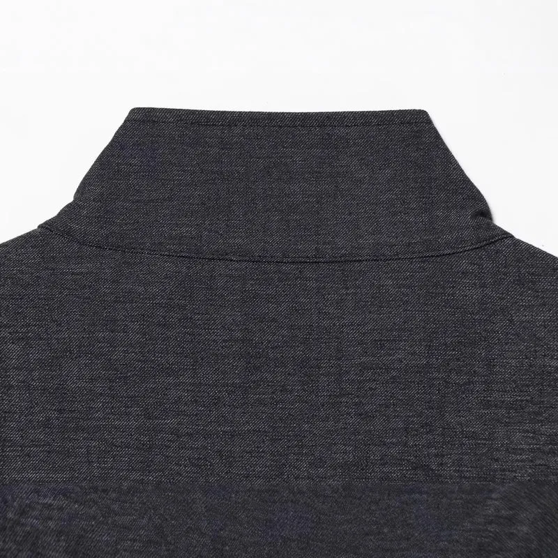 Damen Cropped Trackjacke mit Stehkragen und Kontrastpaspel Drune