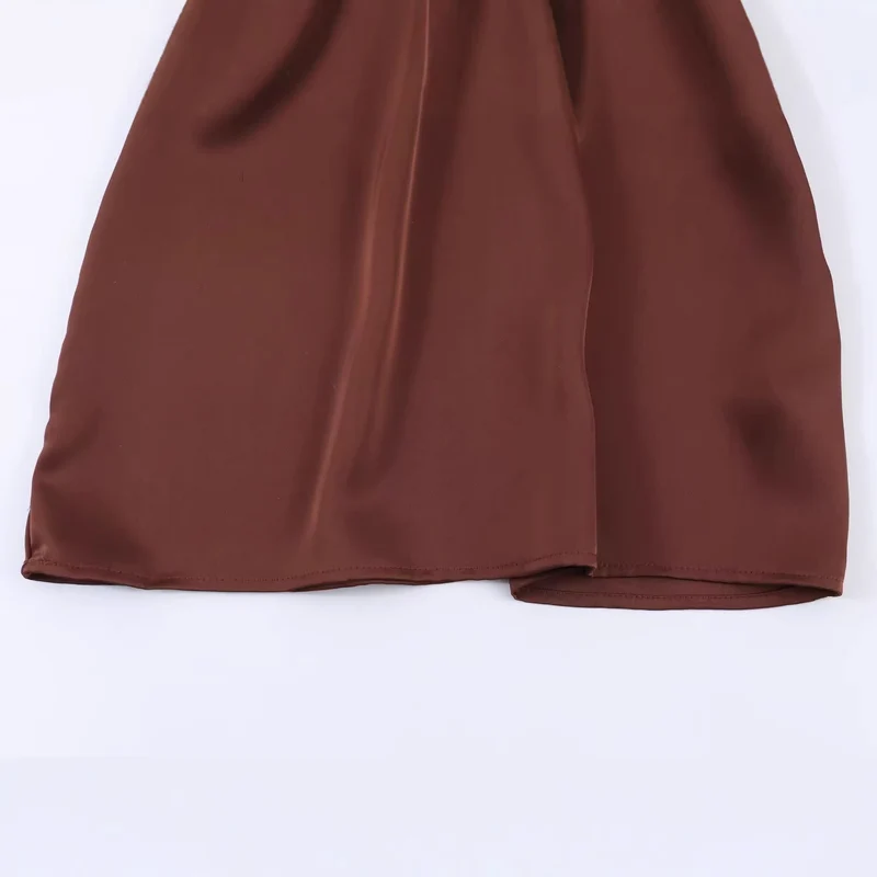 Damen Kurzes A-Linien-Kleid mit Rosen-Jacquard, Volantärmeln und Ziergürtel Drune