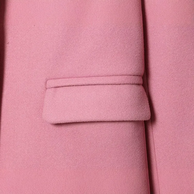 Damen Kurzer Oversize-Mantel mit üppigem Kunstfellkragen Drune