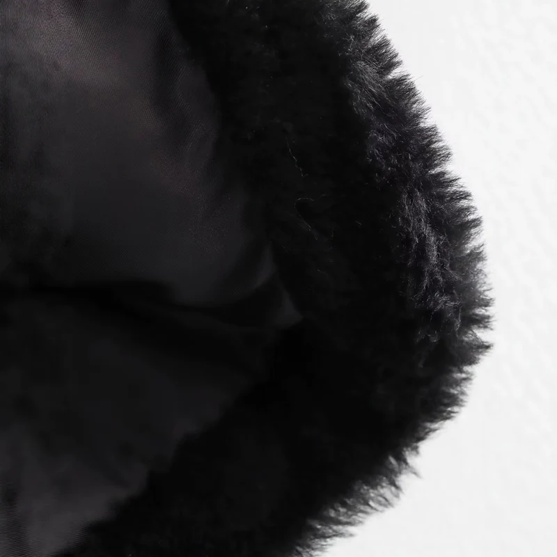 Damen Kurze Teddyjacke mit Knebelverschluss und aufgesetzten Taschen Drune