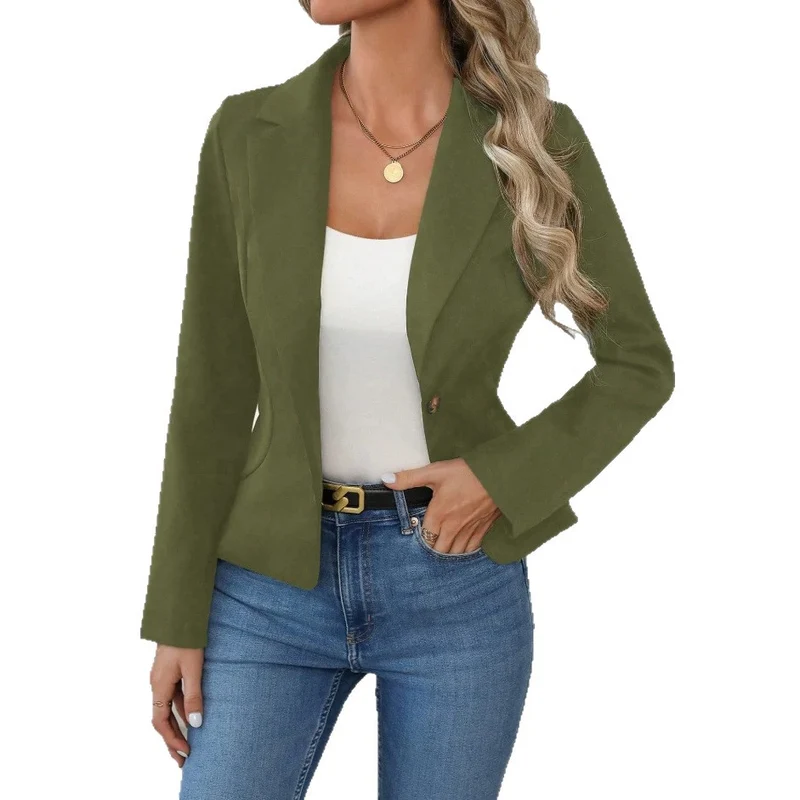 Damen Eleganter, taillierter Blazer mit edlem Schnitt Drune