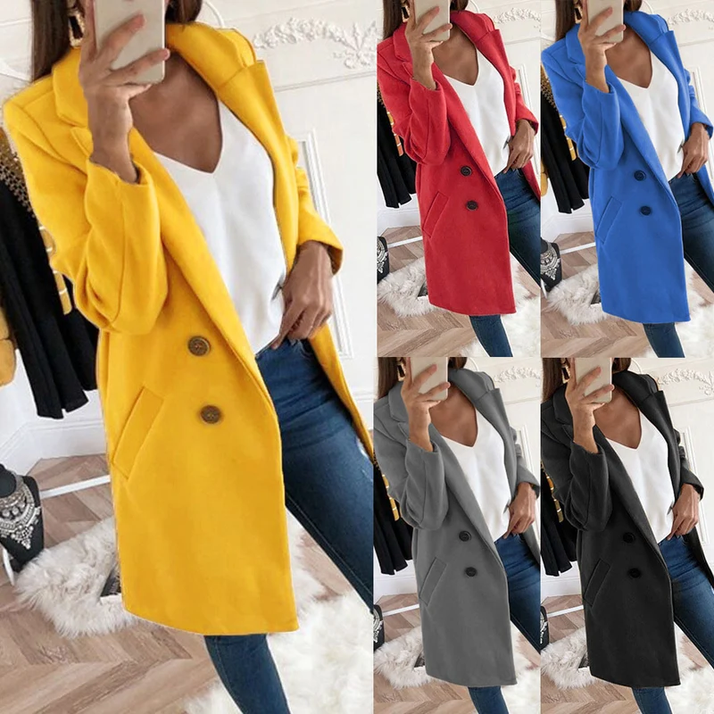 Damen Eleganter Oversize-Blazer Drune