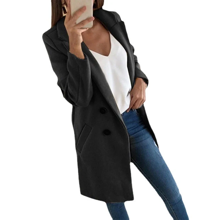 Damen Eleganter Oversize-Blazer Drune