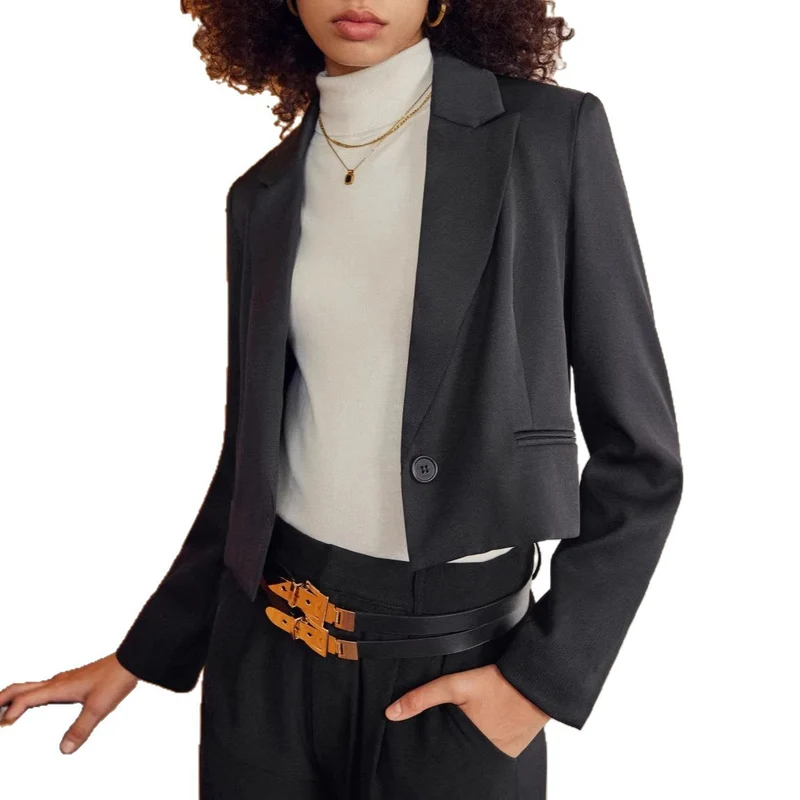 Damen Eleganter cropped Blazer Drune