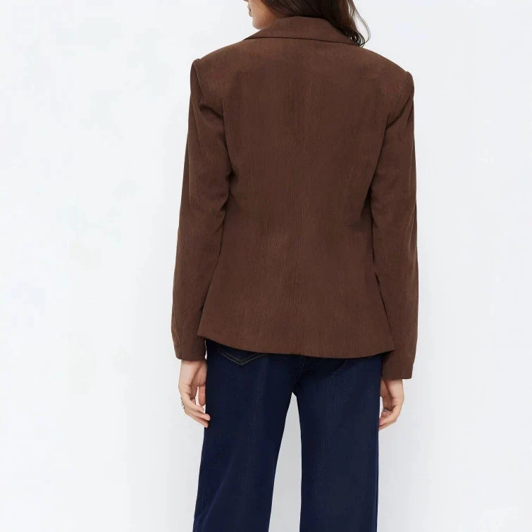Damen Eleganter Cordblazer Drune
