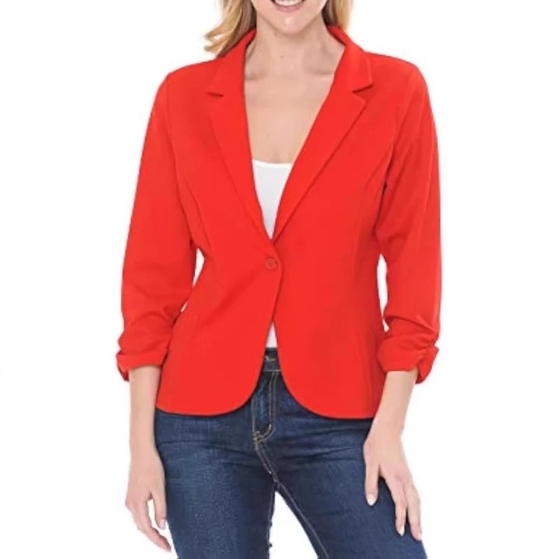 Damen Eleganter Blazer mit modernen Details Drune