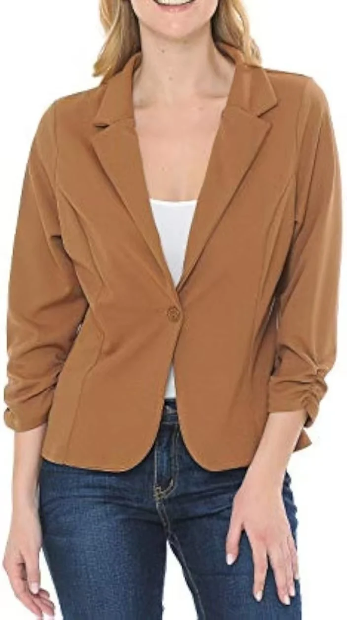 Damen Eleganter Blazer mit modernen Details Drune