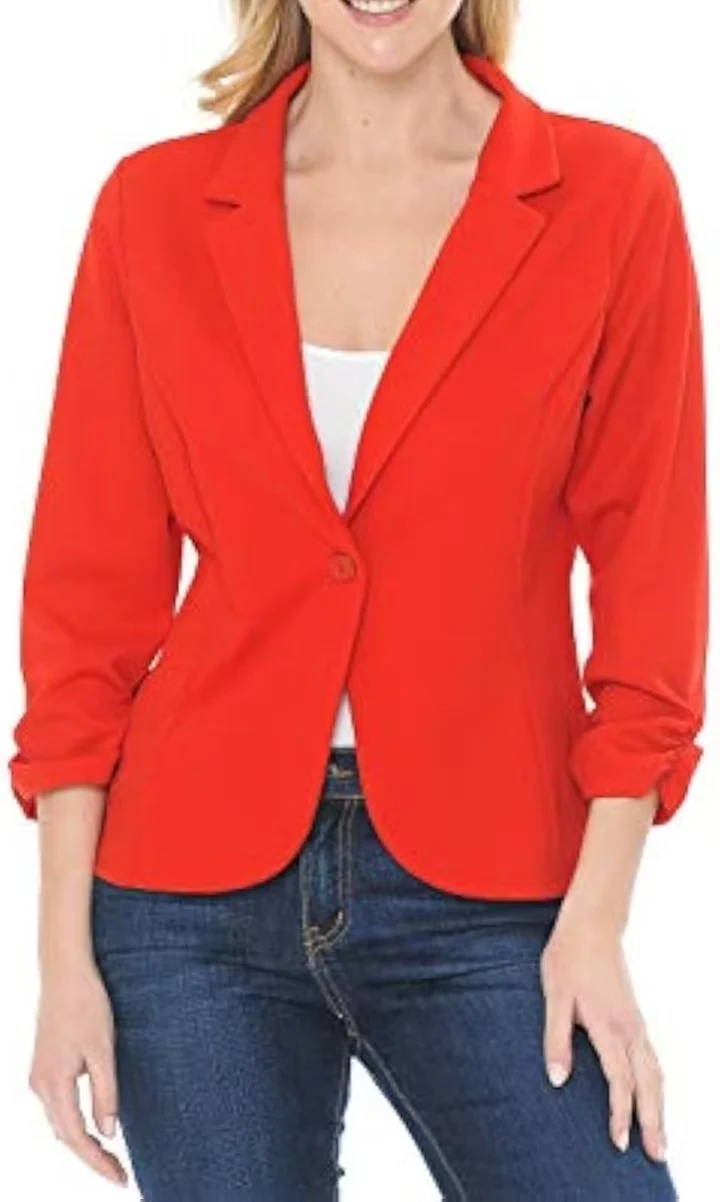 Damen Eleganter Blazer mit modernen Details Drune