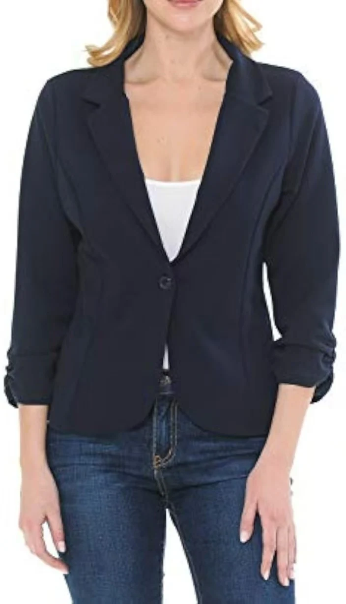 Damen Eleganter Blazer mit modernen Details Drune
