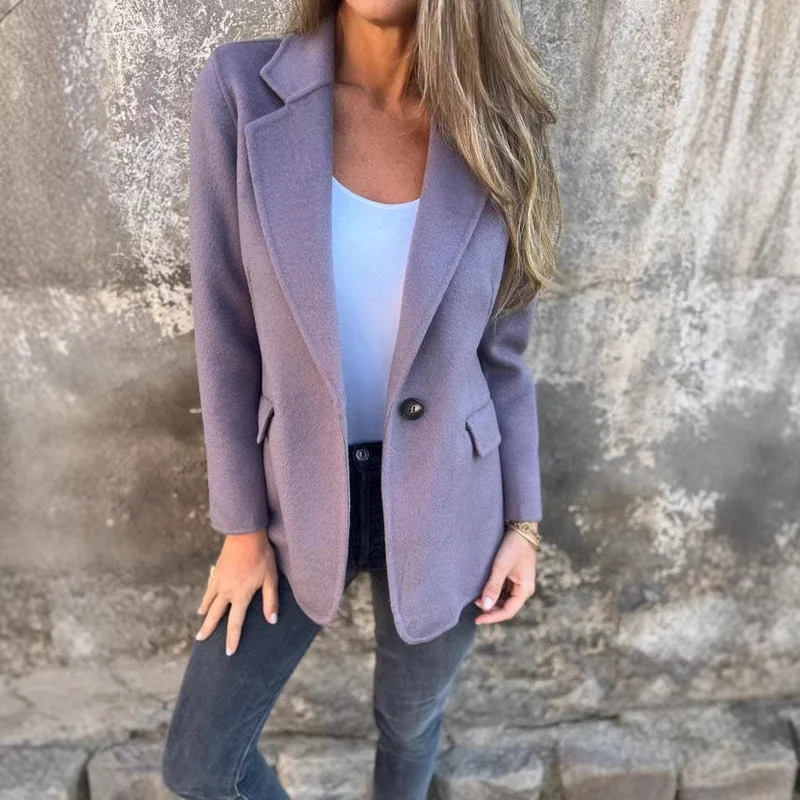 Damen Eleganter Blazer mit feinen Details Drune