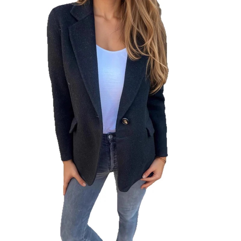 Damen Eleganter Blazer mit feinen Details Drune