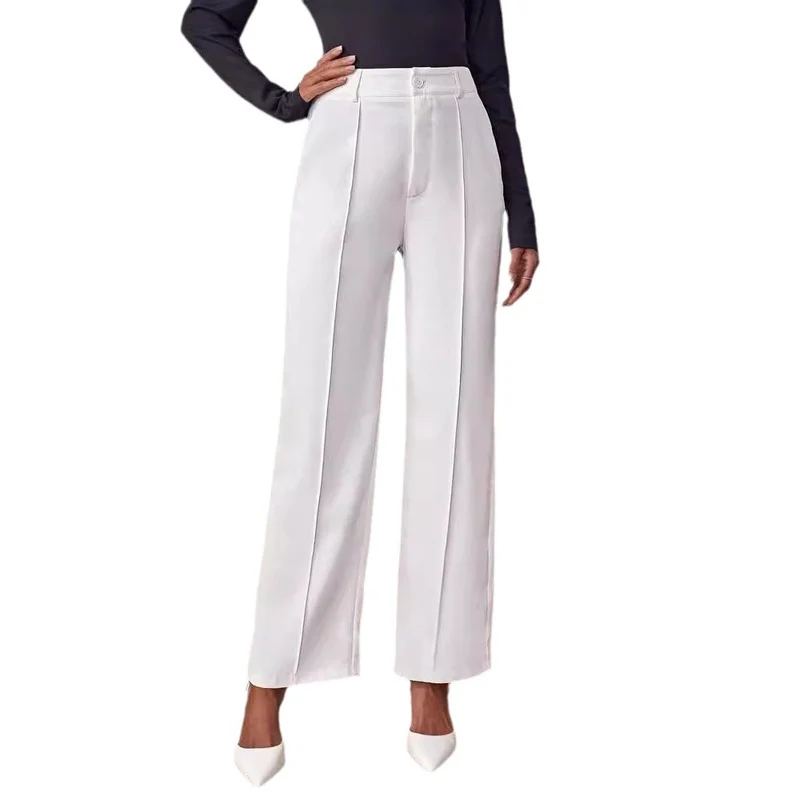 Damen Elegante und weite Stoffhose Drune